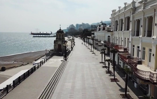 Крым во время пандемии показали на видео