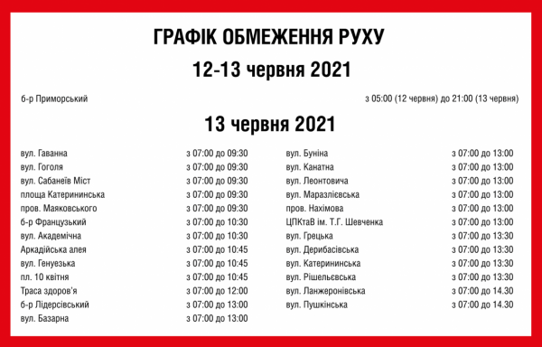 Воскресный полумарафон в центре Одессы вновь существенно повлияет на работу транспорта