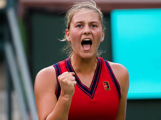 19-річна українка Костюк вибила з турніру в Румунії чемпіонку US Open: відеоогляд матчу