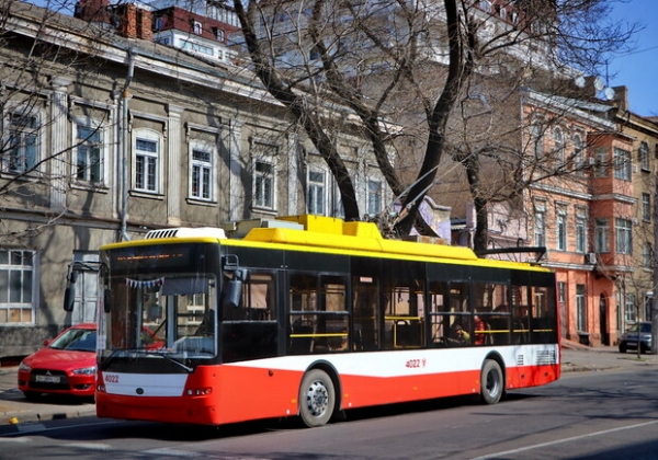 Как работает транспорт в Одессе 22 апреля