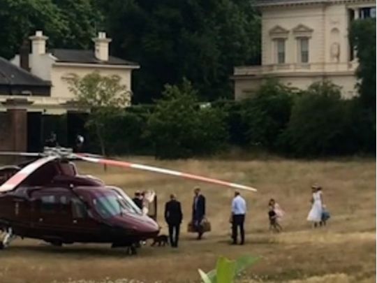 Кейт Міддлтон та принц Вільям терміново відвезли дітей на гелікоптері з Лондона