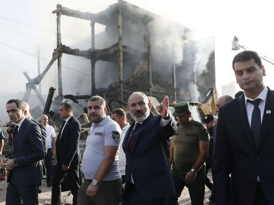 Число жертв катастрофічного вибуху в Єревані збільшилося втричі