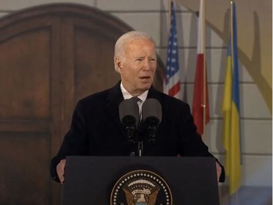 Жорстокість ніколи не придушить свободу вільних людей, росія ніколи не переможе Україну, — Байден у Варшаві
