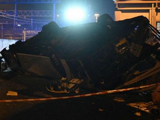 Загинули українці: у Венеції автобус упав з висоти 10 метрів і спалахнув