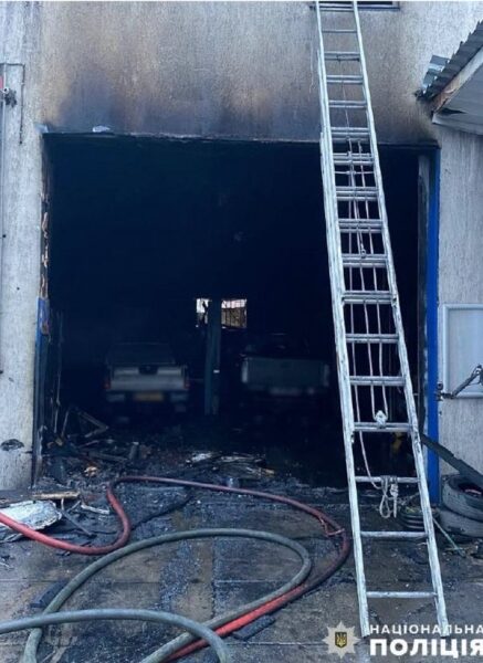 В&nbsp;Києві потужно горіла АЗС: постраждала людина