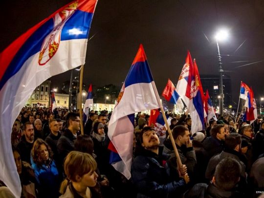 Сербський Майдан: влада в&nbsp;Белграді погрожує жорстко придушити масові акції протесту незгодних із&nbsp;результатами парламентських виборів