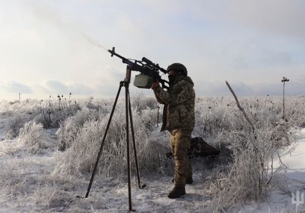 Карта боевых действий в Украине 1 января