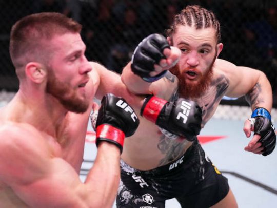 Український боєць UFC скинув за тиждень 15 кг і побив поляка у Лас-Вегасі (відео)