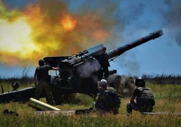 Карта боевых действий в Украине 25 июня