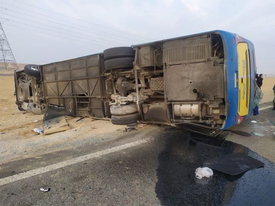 В&nbsp;Єгипті перекинувся автобус з&nbsp;пасажирами, серед постраждалих є&nbsp;українці