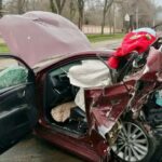 В Одессе произошло ДТП с участием пяти автомобилей: пострадала женщина