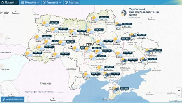 Сорокаградусна спека та&nbsp;зливи зі&nbsp;шквалами: за&nbsp;прогнозами синоптиків, на&nbsp;українців чекає контрастний тиждень