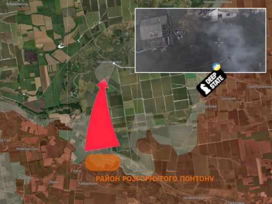 Росіяни прорвали оборону на&nbsp;Дніпропетровщині та&nbsp;зайшли в&nbsp;Новопавлівку&nbsp;&mdash; DeepState