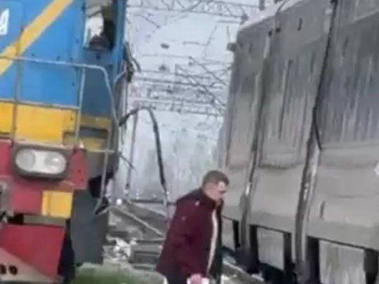 Інтерсіті зіткнувся з тепловозом у Вінницькій області: подробиці (фото, відео)