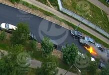 Смертельний вибух у Підмосков’ї: машину розірвало у дворі житлового кварталу (відео)